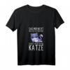 Damen Katzen T-Shirt mit Spruch: 'Sag Mir Nicht Was Ich Zu Tun Habe' - Lustiges Katzenmama Shirt mit V-Ausschnitt für Katzenliebhaberinnen