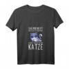 Damen Katzen T-Shirt mit Spruch: 'Sag Mir Nicht Was Ich Zu Tun Habe' - Lustiges Katzenmama Shirt mit V-Ausschnitt für Katzenliebhaberinnen