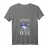Damen Katzen T-Shirt mit Spruch: 'Sag Mir Nicht Was Ich Zu Tun Habe' - Lustiges Katzenmama Shirt mit V-Ausschnitt für Katzenliebhaberinnen
