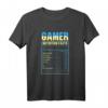Gamer Nutrition Facts - Lustiges Gamer T-Shirt als Geschenkidee für Gamer, Nerds, Geeks, Gamer Girls & Computerliebhaber
