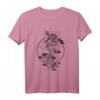 Drachen Handzeichnung T-Shirt - Symbol für Mut, Stärke & Furchtlosigkeit, Inspirierendes Fantasy-Design