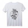 Drachen Handzeichnung T-Shirt - Symbol für Mut, Stärke & Furchtlosigkeit, Inspirierendes Fantasy-Design