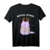 Merry Catmas lustiges Weihnachts-T-Shirt mit Katze im Rentier Kostüm  Perfekt für Katzenliebhaber und Katzenmamas zu Weihnachten