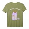 Merry Catmas lustiges Weihnachts-T-Shirt mit Katze im Rentier Kostüm  Perfekt für Katzenliebhaber und Katzenmamas zu Weihnachten