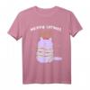 Merry Catmas lustiges Weihnachts-T-Shirt mit Katze im Rentier Kostüm  Perfekt für Katzenliebhaber und Katzenmamas zu Weihnachten
