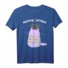 Merry Catmas lustiges Weihnachts-T-Shirt mit Katze im Rentier Kostüm  Perfekt für Katzenliebhaber und Katzenmamas zu Weihnachten