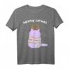 Merry Catmas lustiges Weihnachts-T-Shirt mit Katze im Rentier Kostüm  Perfekt für Katzenliebhaber und Katzenmamas zu Weihnachten