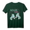 Roller Girl T-Shirt für Mädchen und Frauen - Perfektes Geschenk für Rollschuhliebhaber, Weihnachten & Geburtstag