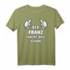FRANZ T-Shirt Lustiger Spruch Geburtstag & Vatertag Geschenk für Mann mit Namen  Originelles Personalisiertes T-Shirt