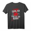 Zweirad fahr ich nur in der Kurve - Lustiges Quad ATV Motiv T-Shirt für Offroad-Fans, Väter & Geburtstagsfeiern
