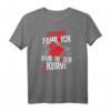 Zweirad fahr ich nur in der Kurve - Lustiges Quad ATV Motiv T-Shirt für Offroad-Fans, Väter & Geburtstagsfeiern