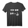 Ich Bin 39 + Mittelfinger - Lustiges HapBunny T-Shirt für Party & Spaßgeschenk für Freunde und Familie