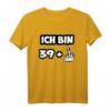 Ich Bin 39 + Mittelfinger - Lustiges HapBunny T-Shirt für Party & Spaßgeschenk für Freunde und Familie