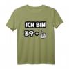 Ich Bin 39 + Mittelfinger - Lustiges HapBunny T-Shirt für Party & Spaßgeschenk für Freunde und Familie