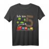 Kinder Junge Geburtstag 5 Jahre Zug Eisenbahn T-Shirt  Perfektes Outfit für den Geburtstag deines Sohnes, Enkel oder Neffen