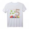 Kinder Junge Geburtstag 5 Jahre Zug Eisenbahn T-Shirt  Perfektes Outfit für den Geburtstag deines Sohnes, Enkel oder Neffen
