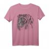 Löwe Portrait Afrika T-Shirt - Lustiges Tiermotiv als Geschenk für Löwenliebhaber, Safari-Fans & Tierfreunde