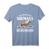 Frau mit Haflinger | Pferde Design Damen Mädchen T-Shirt  Lustiger Spruch & Geschenkidee für Pferde- und Haflinger-Enthusiasten zu Geburtstag & Weihnachten