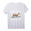 Frau mit Haflinger | Pferde Design Damen Mädchen T-Shirt  Lustiger Spruch & Geschenkidee für Pferde- und Haflinger-Enthusiasten zu Geburtstag & Weihnachten