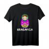 Matryoshka Babuschka T-Shirt mit Russland CCCP Motiv  Perfektes Geschenk für Russlandfans, Kultur- und Souvenir-Liebhaber