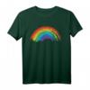 Vintage Retro Regenbogen T-Shirt  Buntes Used-Design im 80er/90er Stil, Perfekt als Geschenk für Freunde & Familie