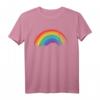 Vintage Retro Regenbogen T-Shirt  Buntes Used-Design im 80er/90er Stil, Perfekt als Geschenk für Freunde & Familie