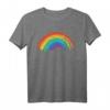 Vintage Retro Regenbogen T-Shirt  Buntes Used-Design im 80er/90er Stil, Perfekt als Geschenk für Freunde & Familie