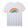Vintage Retro Regenbogen T-Shirt  Buntes Used-Design im 80er/90er Stil, Perfekt als Geschenk für Freunde & Familie
