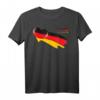 Deutschland Fanartikel Set mit Fahne, T-Shirt, Haarreif & Trikot  Für Fußball, Eishockey & Handball Fans bei Spielen, Grillabenden und im Stadion