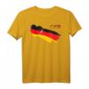 Deutschland Fanartikel Set mit Fahne, T-Shirt, Haarreif & Trikot  Für Fußball, Eishockey & Handball Fans bei Spielen, Grillabenden und im Stadion