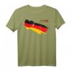 Deutschland Fanartikel Set mit Fahne, T-Shirt, Haarreif & Trikot  Für Fußball, Eishockey & Handball Fans bei Spielen, Grillabenden und im Stadion