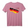Deutschland Fanartikel Set mit Fahne, T-Shirt, Haarreif & Trikot  Für Fußball, Eishockey & Handball Fans bei Spielen, Grillabenden und im Stadion