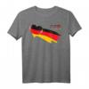 Deutschland Fanartikel Set mit Fahne, T-Shirt, Haarreif & Trikot  Für Fußball, Eishockey & Handball Fans bei Spielen, Grillabenden und im Stadion