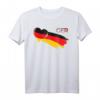 Deutschland Fanartikel Set mit Fahne, T-Shirt, Haarreif & Trikot  Für Fußball, Eishockey & Handball Fans bei Spielen, Grillabenden und im Stadion