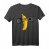 Lustiges Trainieren T-Shirt mit Banane - Motivationsshirt für Fitnessstudio, Männer, Frauen, Teenager & Jugendliche, Humorvolles Workout-Shirt