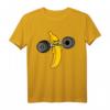 Lustiges Trainieren T-Shirt mit Banane - Motivationsshirt für Fitnessstudio, Männer, Frauen, Teenager & Jugendliche, Humorvolles Workout-Shirt