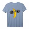 Lustiges Trainieren T-Shirt mit Banane - Motivationsshirt für Fitnessstudio, Männer, Frauen, Teenager & Jugendliche, Humorvolles Workout-Shirt