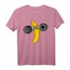 Lustiges Trainieren T-Shirt mit Banane - Motivationsshirt für Fitnessstudio, Männer, Frauen, Teenager & Jugendliche, Humorvolles Workout-Shirt