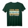 HapBunny - Cool Kids play Chess T-Shirt mit Schachfiguren, ideales Geschenk für Schachfans und Hobby-Spieler
