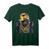 Rapper Gorilla im Hip Hop Style Outfit T-Shirt  Lustiges Tiermotiv für Tierliebhaber und Hip-Hop Fans