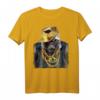 Rapper Gorilla im Hip Hop Style Outfit T-Shirt  Lustiges Tiermotiv für Tierliebhaber und Hip-Hop Fans