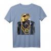 Rapper Gorilla im Hip Hop Style Outfit T-Shirt  Lustiges Tiermotiv für Tierliebhaber und Hip-Hop Fans