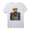 Rapper Gorilla im Hip Hop Style Outfit T-Shirt  Lustiges Tiermotiv für Tierliebhaber und Hip-Hop Fans