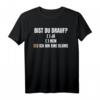 Bist du drauf lustiger Rave und Techno Spruch T-Shirt - Für Festival, Party & elektronische Musikliebhaber