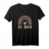 Kinder Niedlich Regenbogen Sieben - Lustiges 7 Jahre Geburtstag Spruch T-Shirt für Mädchen, Tochter & Schwester