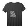 Lustiges Damen T-Shirt zum HapBunny mit V-Ausschnitt und Denglisch Spruch - Witziges Vintage Geschenk für Frauen zu Geburtstags & Weihnachten