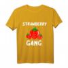 Strawberry Gang Süßes Sommer Früchte Erdbeere Pflücker Team T-Shirt  Perfektes Geschenk für Obstliebhaber, Vegetarier & Veganer