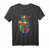 Buntes Zebra mit Sonnenbrille Safari T-Shirt  Farbvolles Afrika Motiv für Freizeit & Streetwear