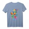 Buntes Zebra mit Sonnenbrille Safari T-Shirt  Farbvolles Afrika Motiv für Freizeit & Streetwear