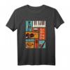Jazz Snare Piano Musik T-Shirt für Musiker & Jazz Fans  Perfektes Band- und Instrumenten-Design für Musiker und Musikliebhaber